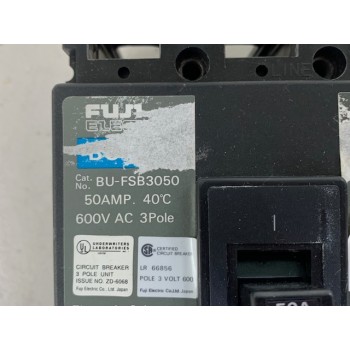 Fuji Electric BU-FSB3050 3 Pole 50A Circuit Breaker